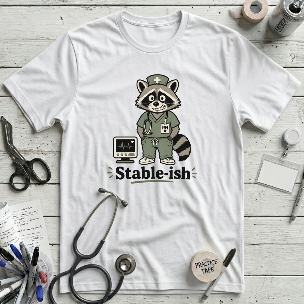 Stable-ish Raccoon T-Shirt