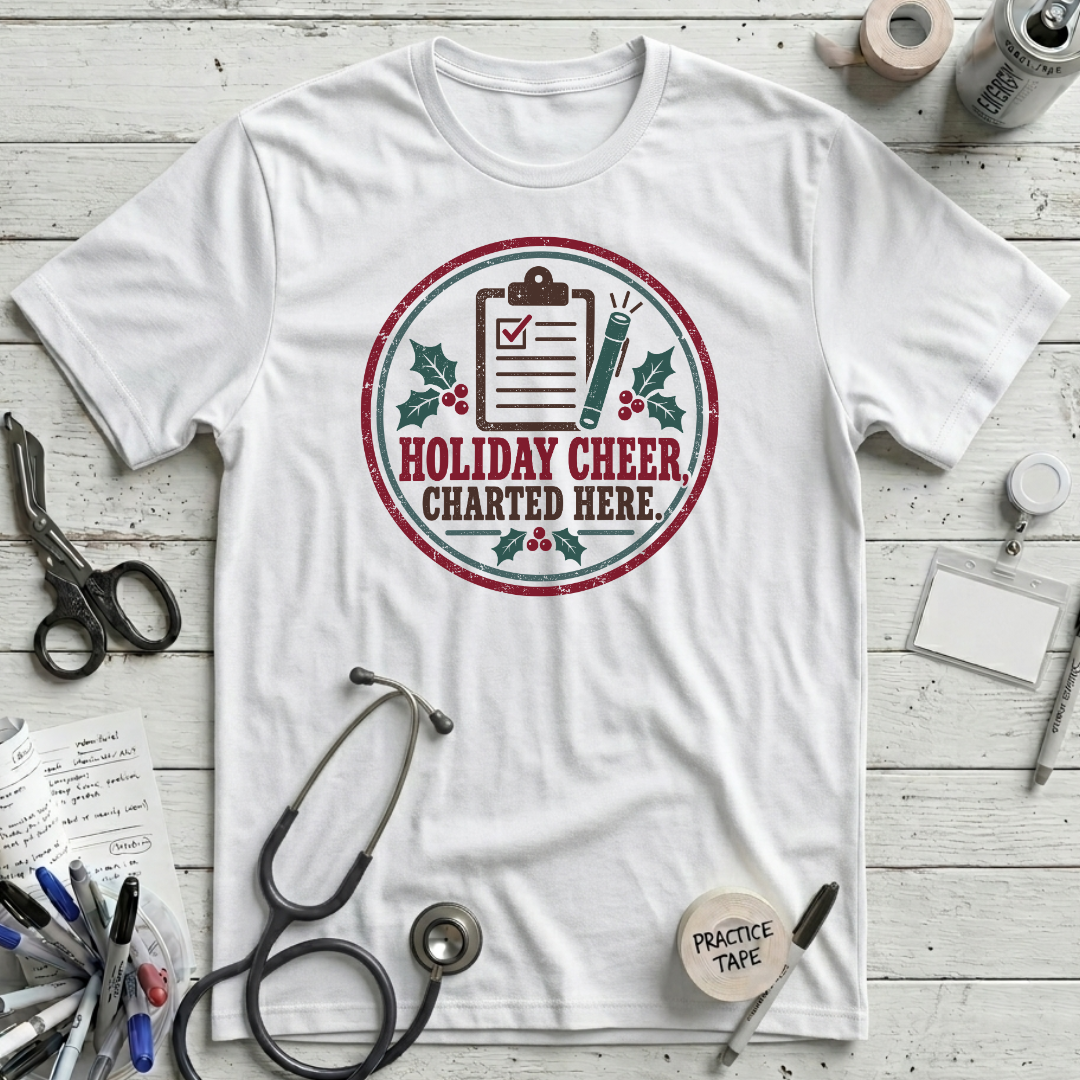 Holiday Cheer Charted Here T-Shirt