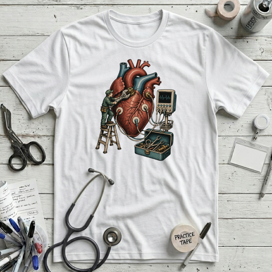 Heart Mechanic - White