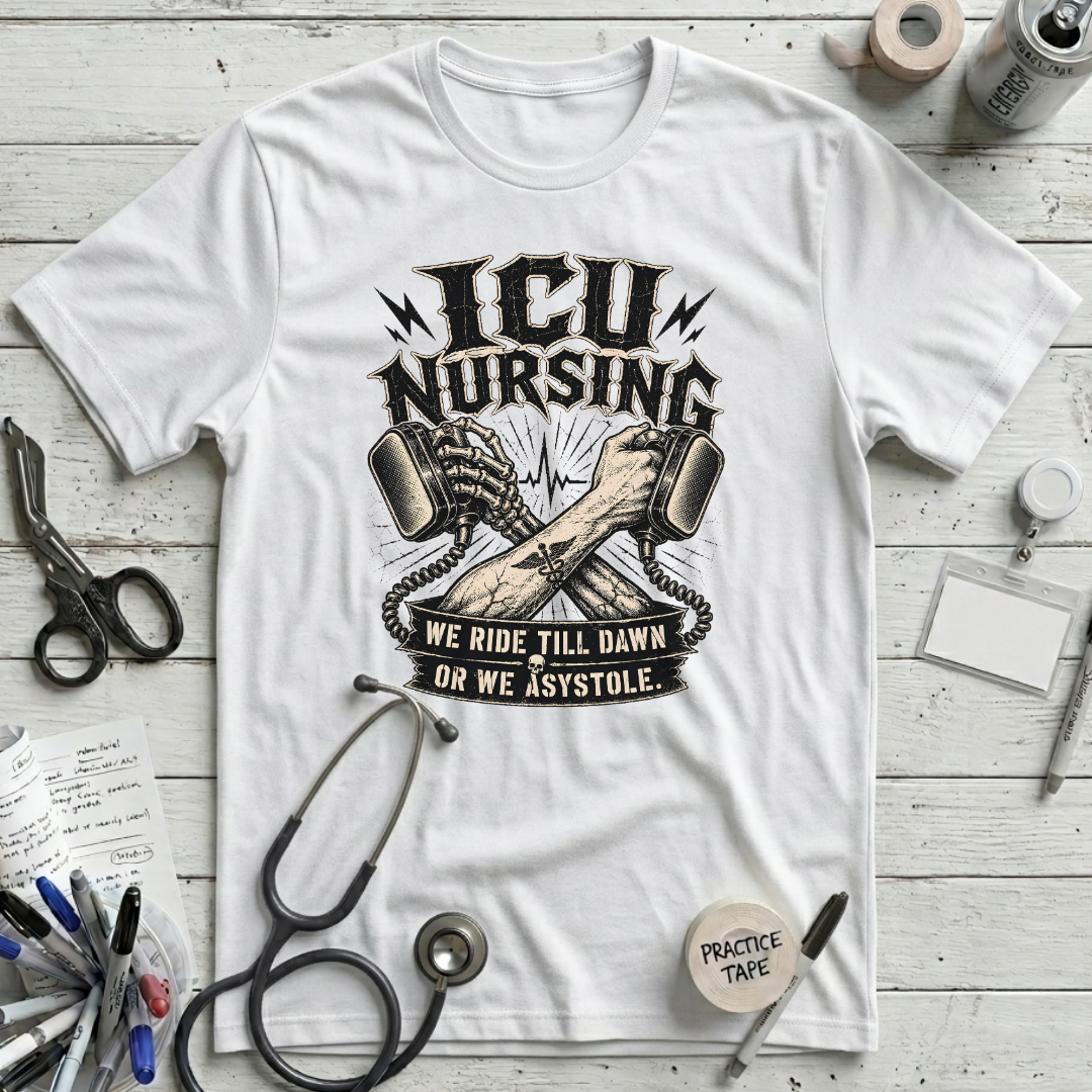 Ride 'Till Dawn or Asystole T-Shirt