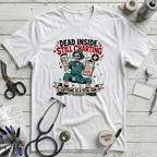 Dead Inside Still Charting T-Shirt - White