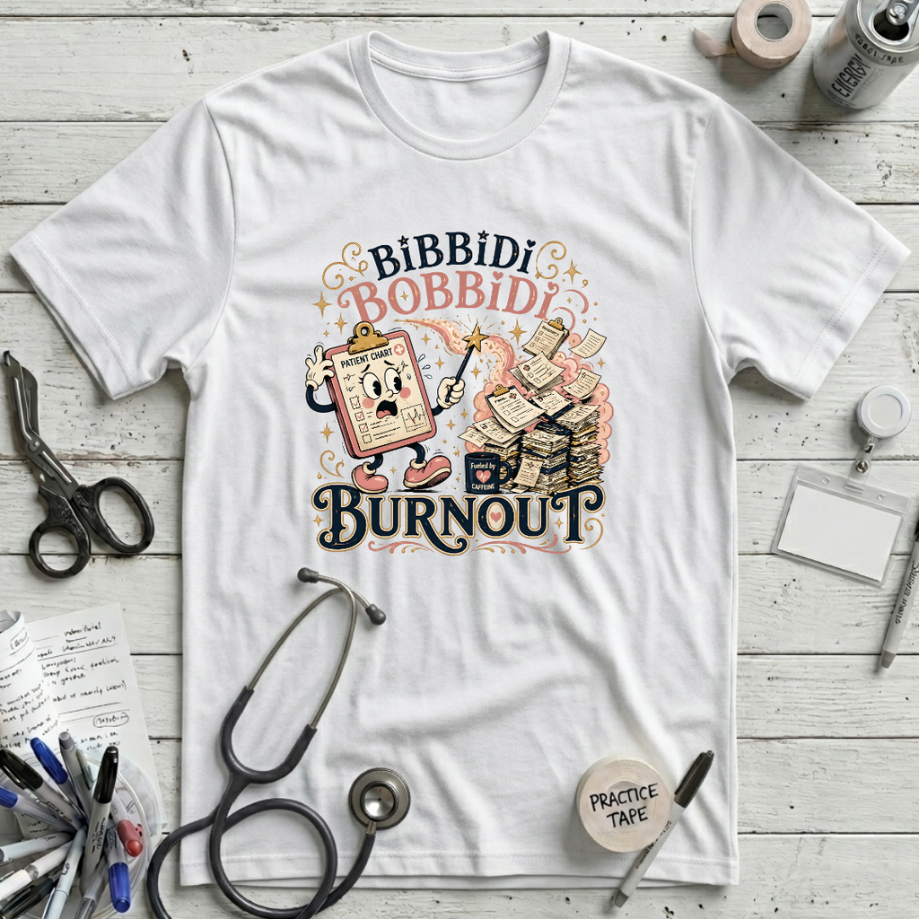 Bibbidi Bobbidi Burnout - White
