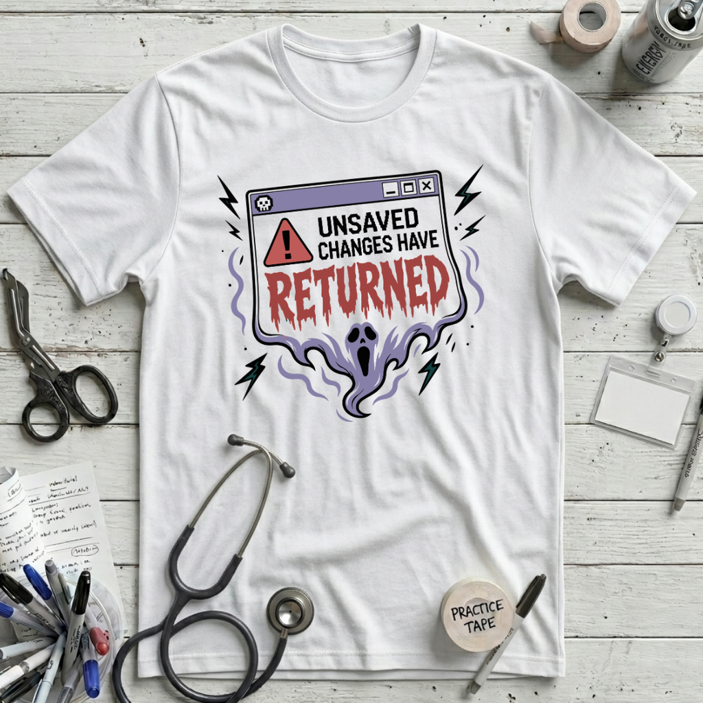 Unsaved Changes T-Shirt - White