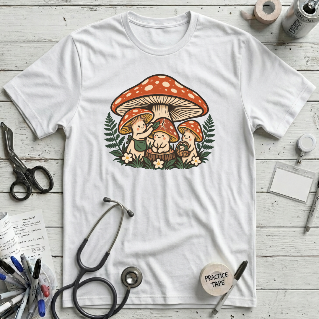 Mushroom Nurse Care T-Shirt