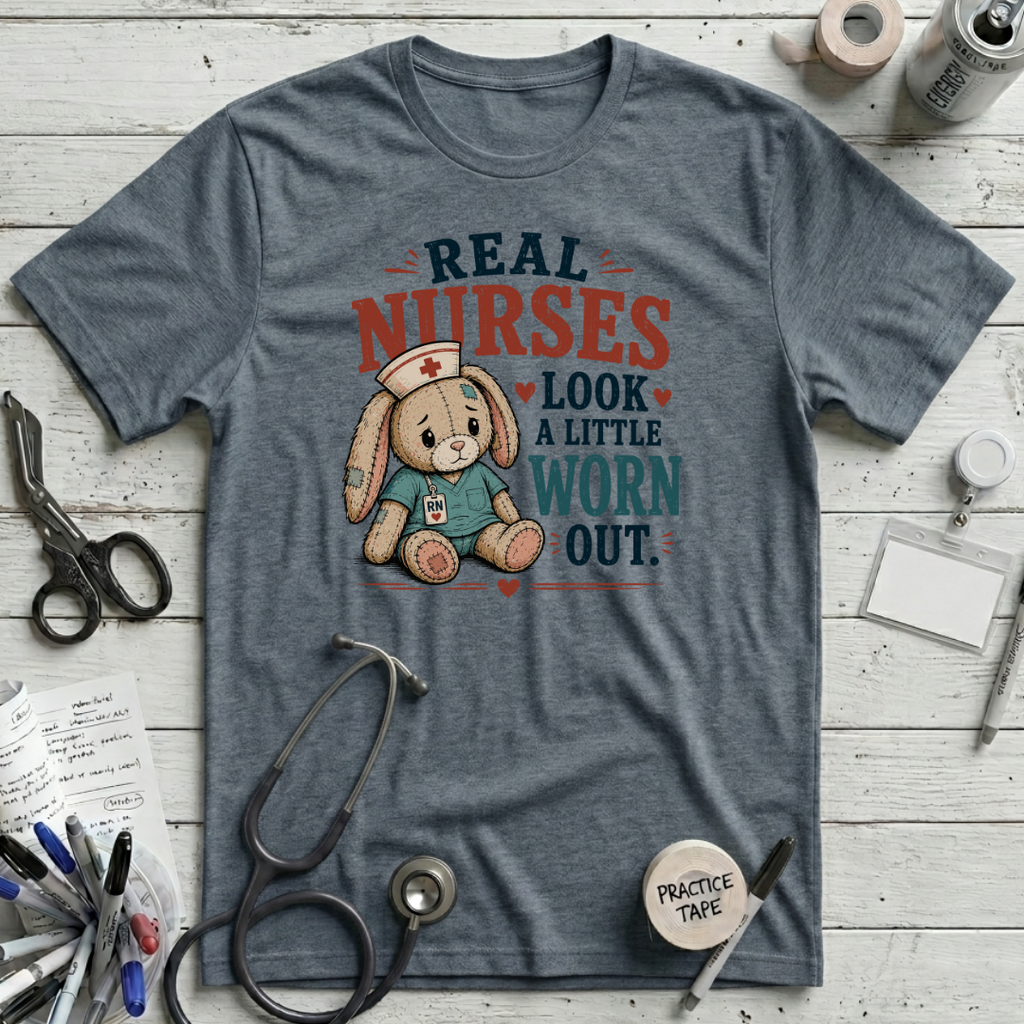 Worn Out T-Shirt - Heather Slate