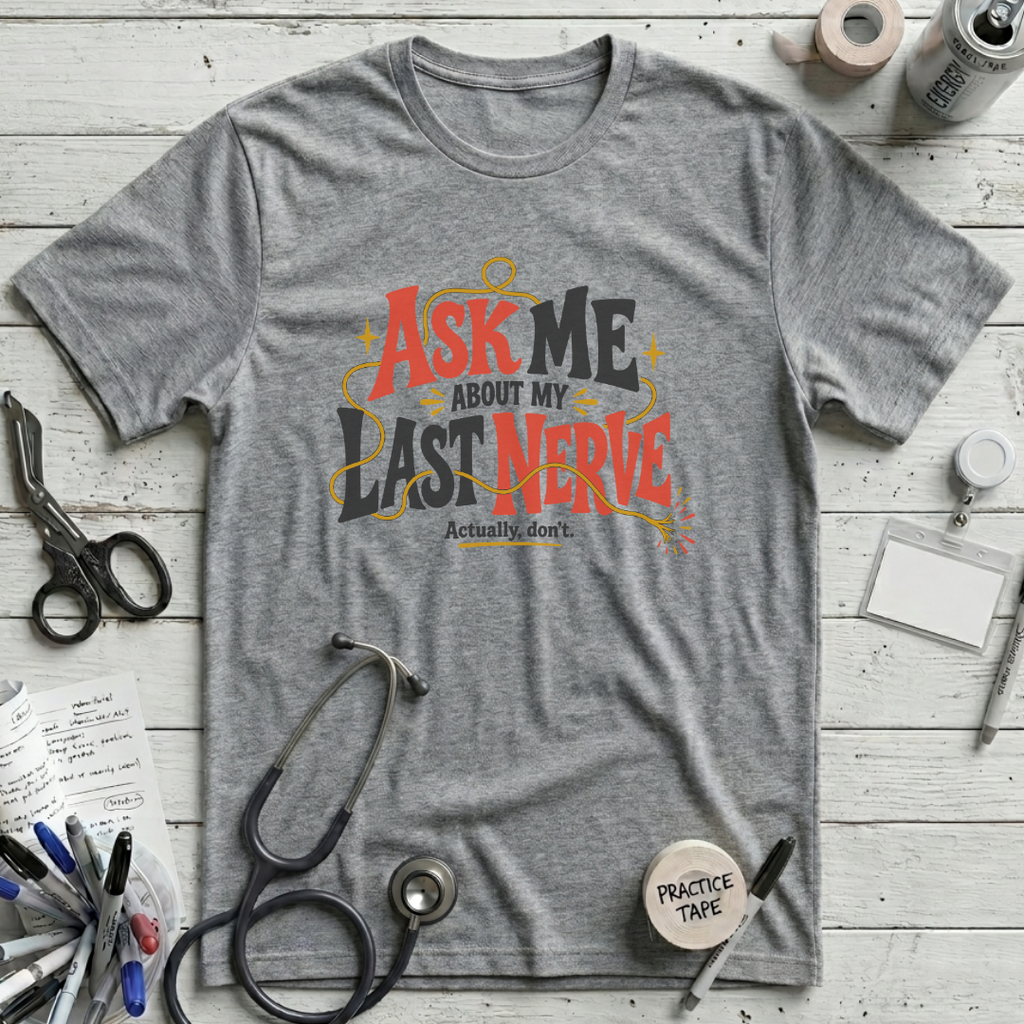 Ask Me T-Shirt - Athletic Heather