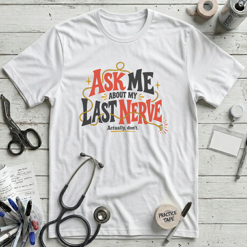 Ask Me T-Shirt - White