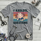 Axolotl Questions T-Shirt - Athletic Heather