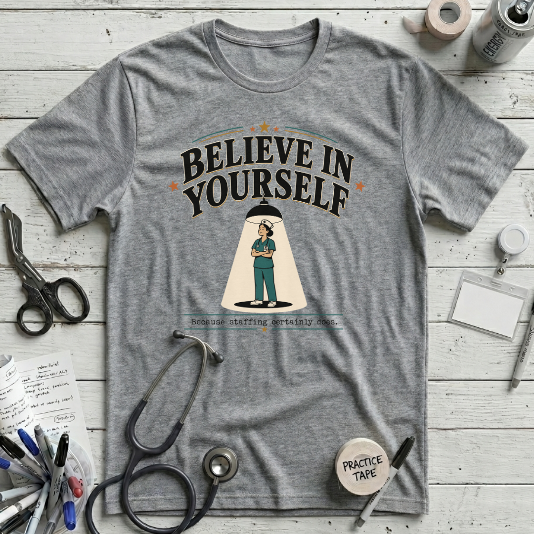 Believe in Yourself T-Shirt - Athletic Heather