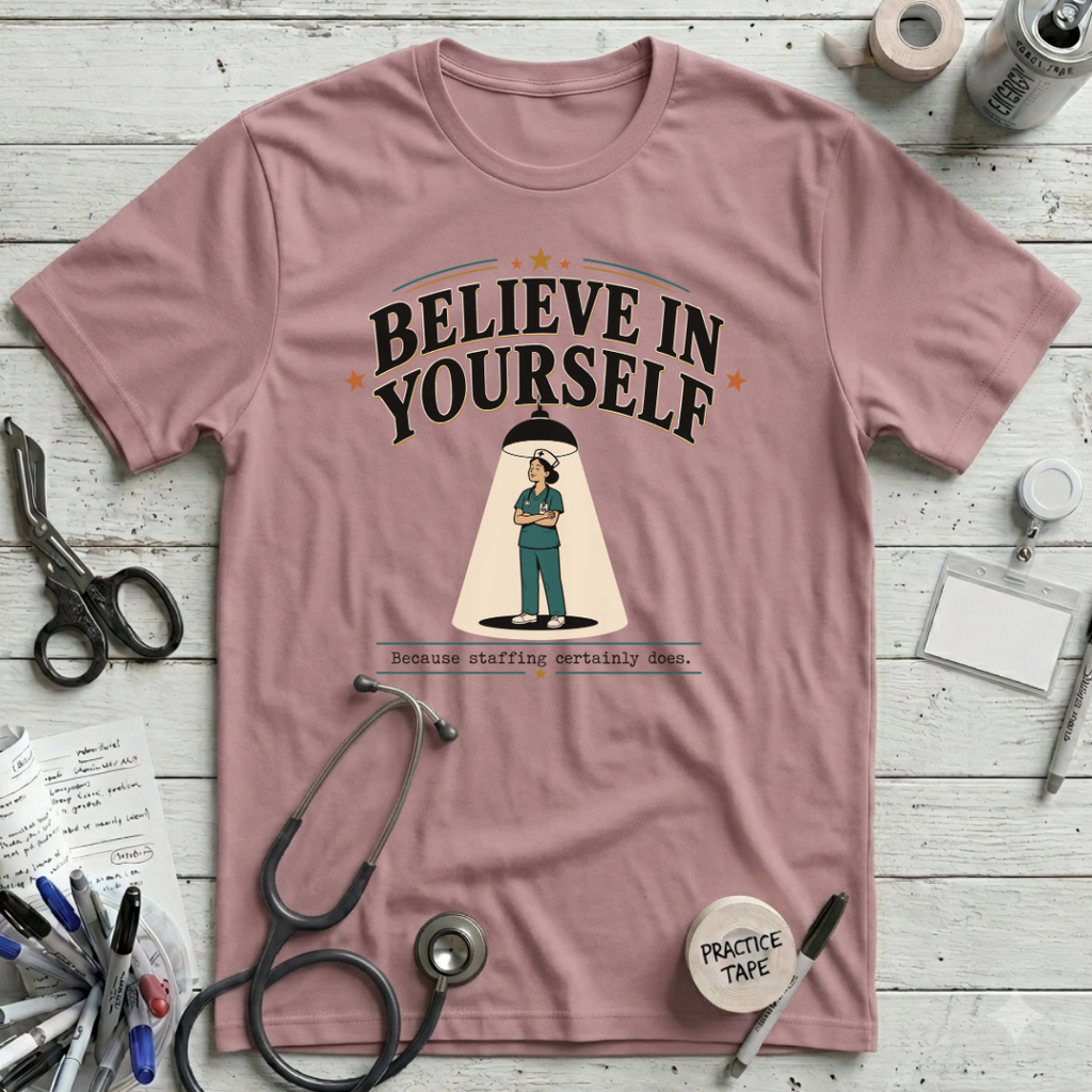 Believe in Yourself T-Shirt - Orchid
