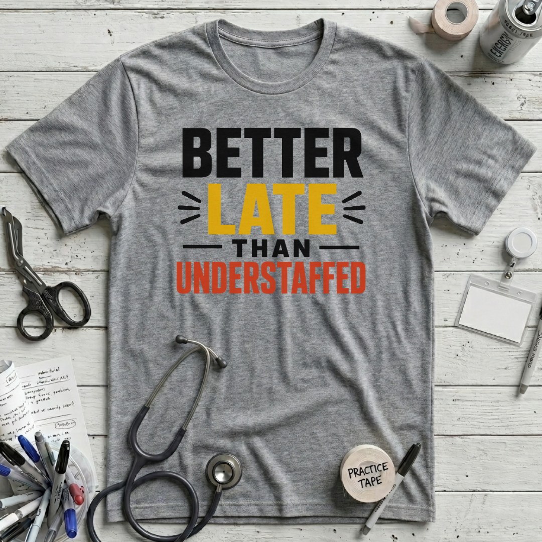Better Late T-Shirt - Athletic Heather