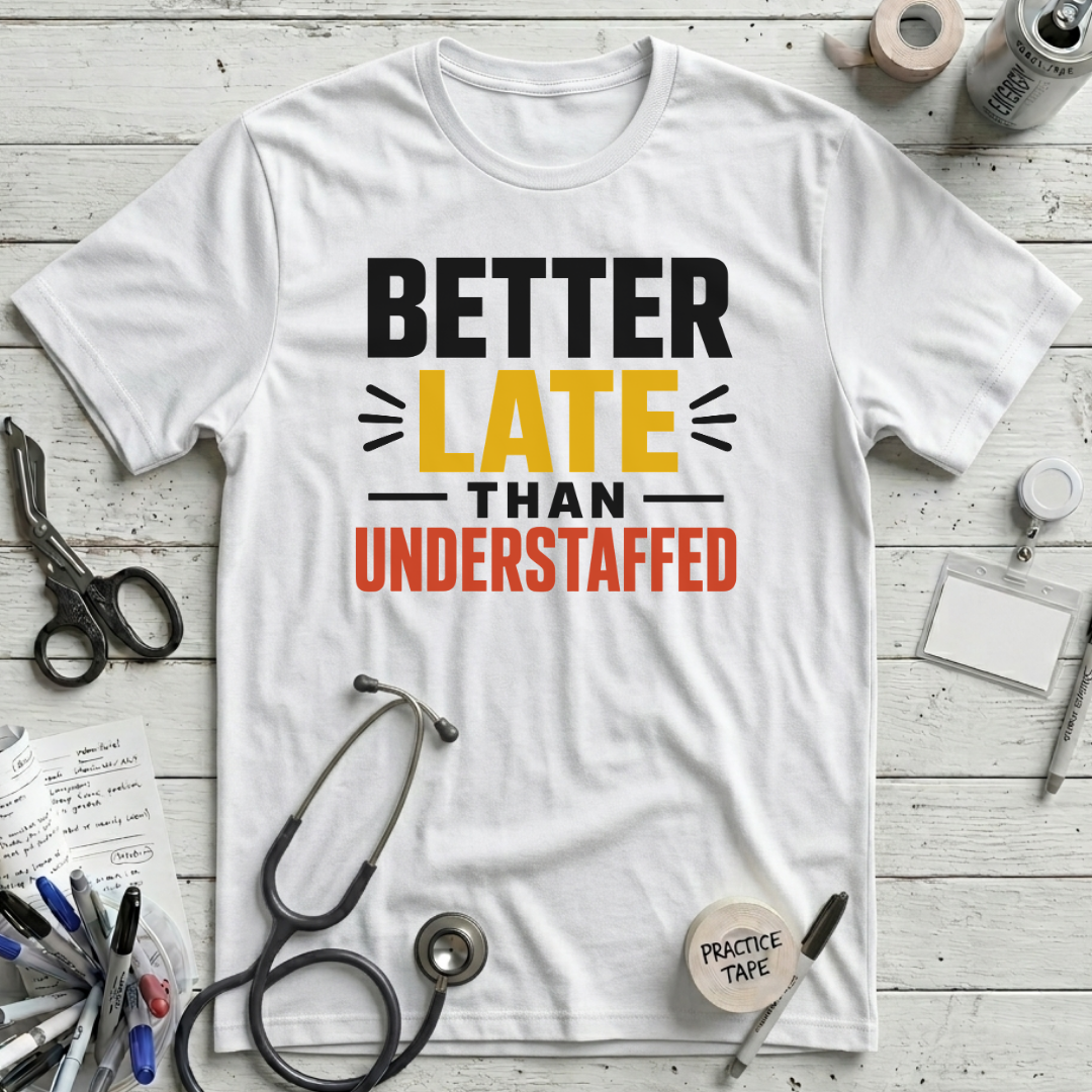 Better Late T-Shirt - White