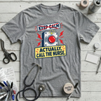 Call the Nurse T-Shirt - Athletic Heather