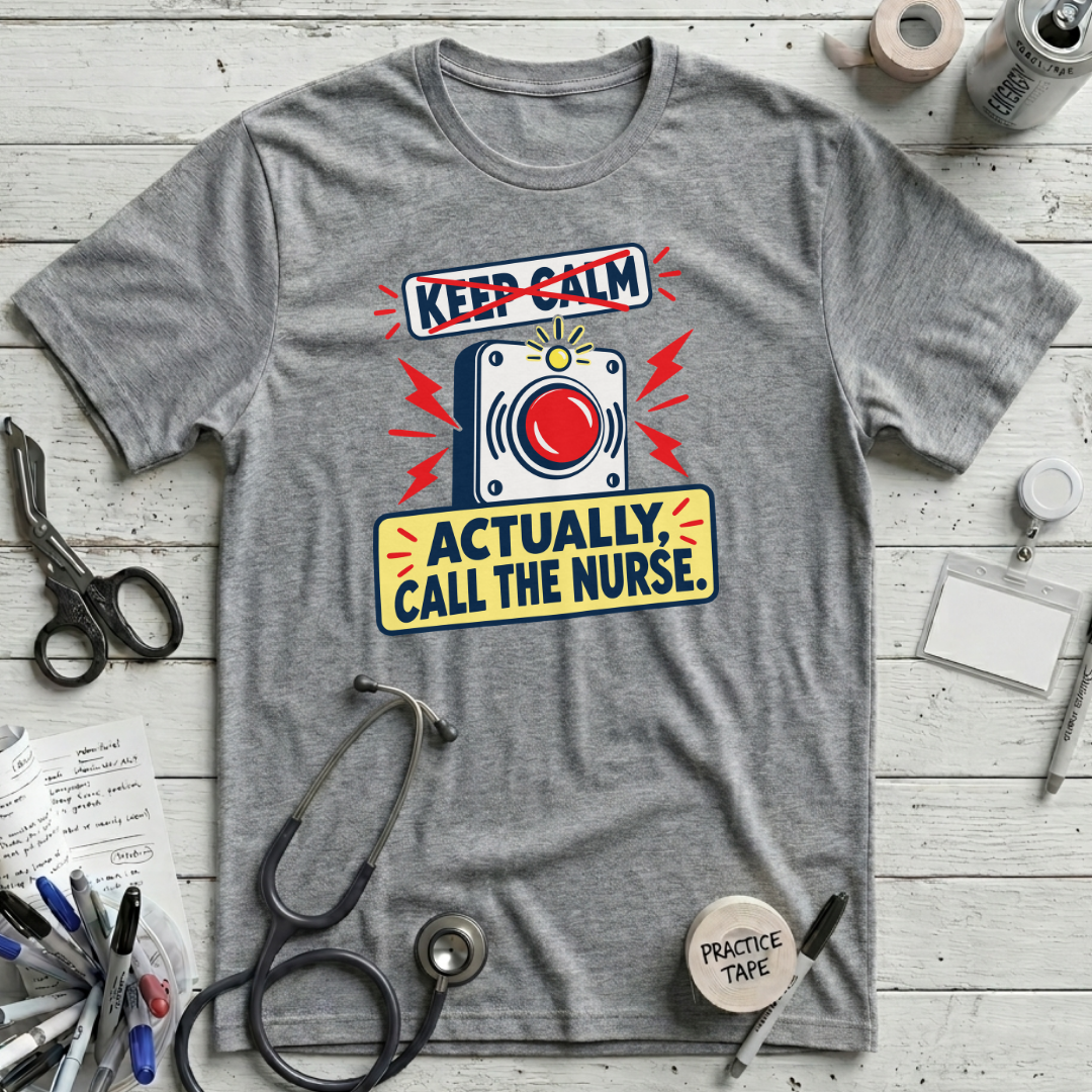 Call the Nurse T-Shirt - Athletic Heather
