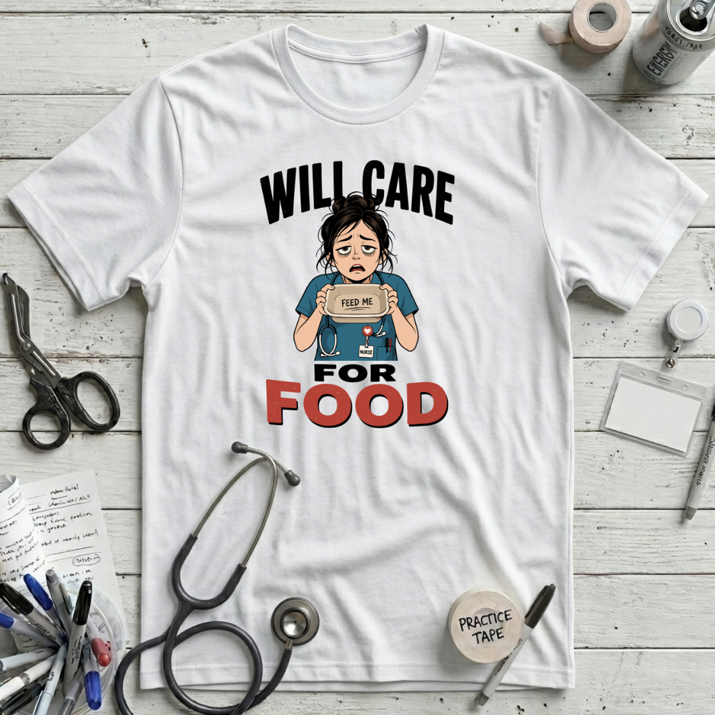 Care for Food T-Shirt - White