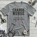 Charge Nurse Definition T-Shirt - Athletic Heather