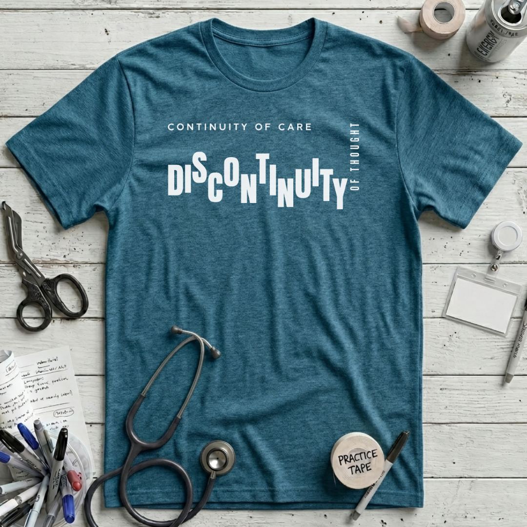 Continuity and Discontinuity T-Shirt – Deep Teal