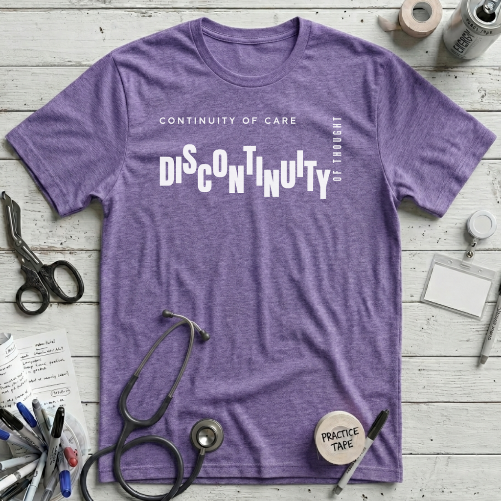 Continuity and Discontinuity T-Shirt – Heather Team Purple