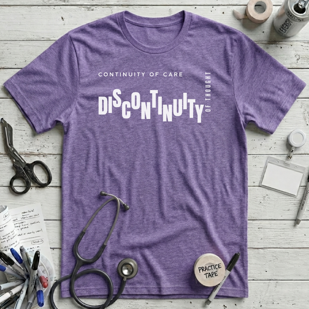 Continuity and Discontinuity T-Shirt – Heather Team Purple