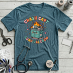 Crash Cart Crew T-Shirt - Heather Deep Teal