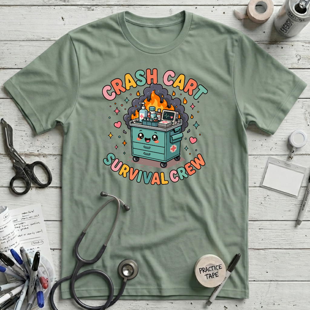 Crash Cart Crew T-Shirt - Sage