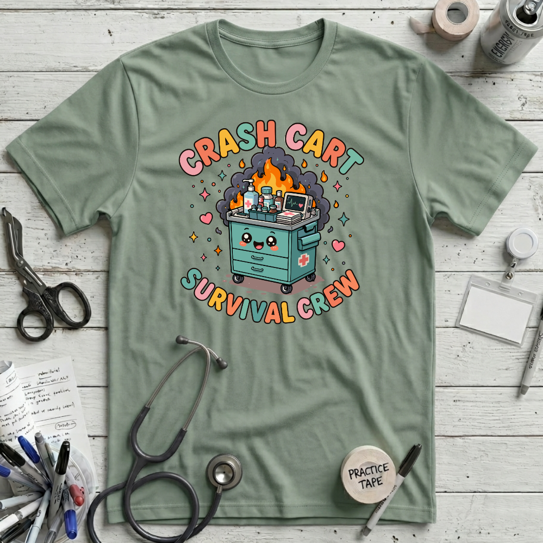 Crash Cart Crew T-Shirt - Sage