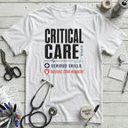Critical Care Definition T-Shirt - White