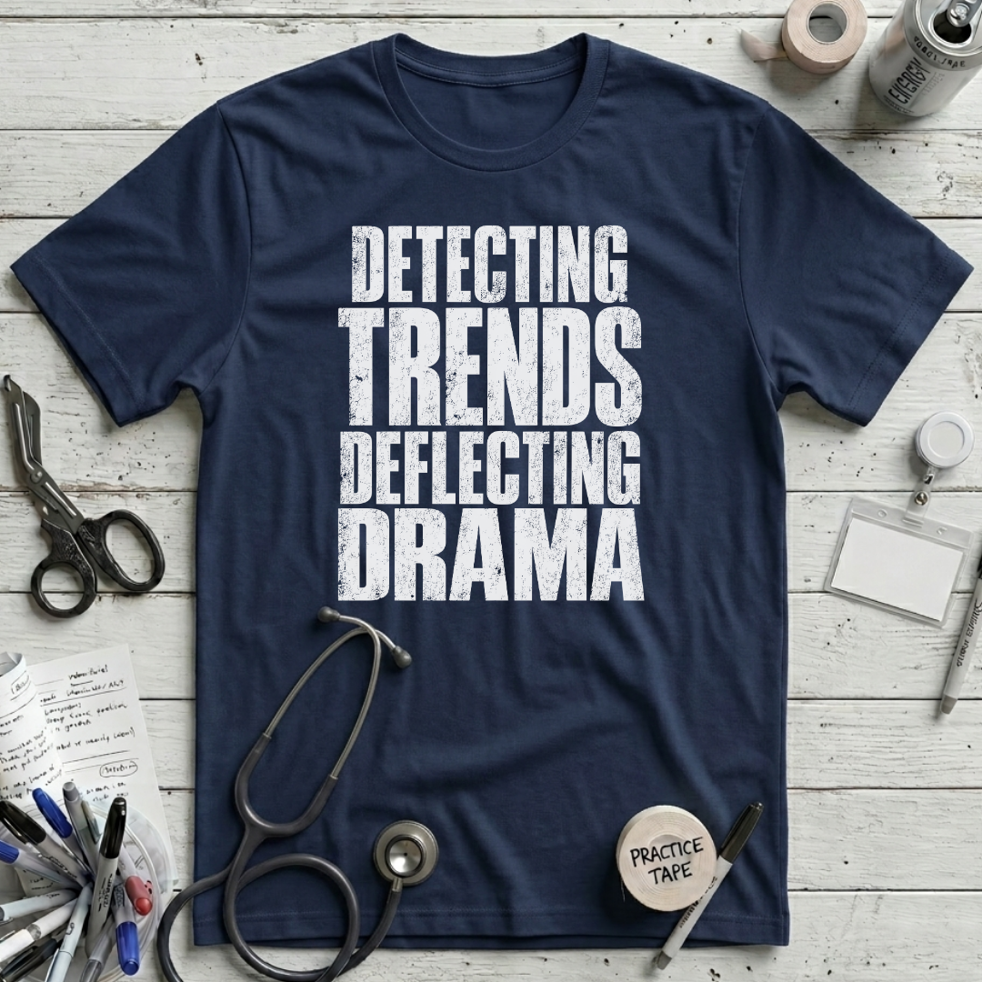Deflecting Drama T-Shirt - Navy