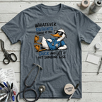 Duck! T-Shirt - Heather Slate