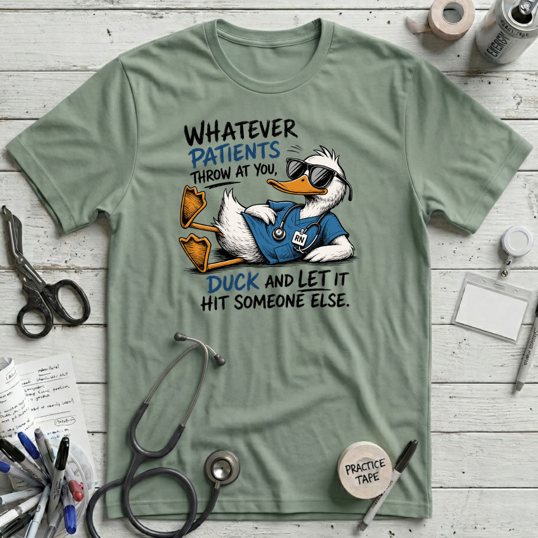 Duck! T-Shirt - Sage
