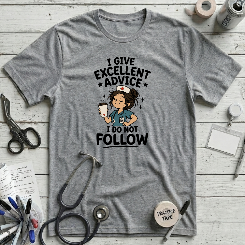 Excellent Advice T-Shirt - Athletic Heather
