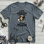 Excellent Advice T-Shirt - Heather Slate