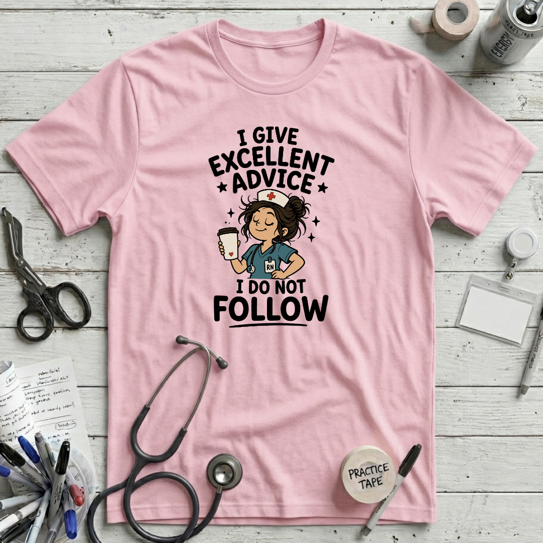 Excellent Advice T-Shirt - Pink