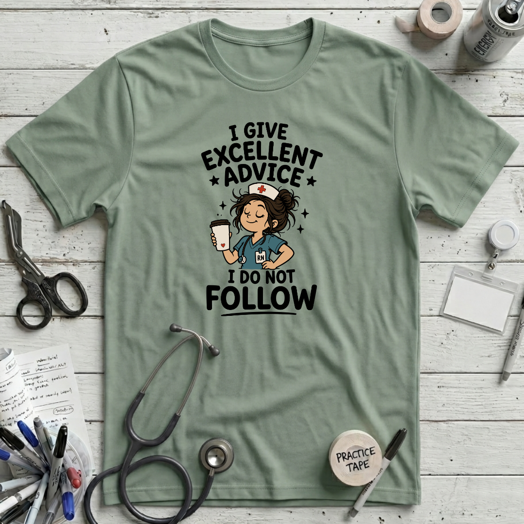 Excellent Advice T-Shirt - Sage