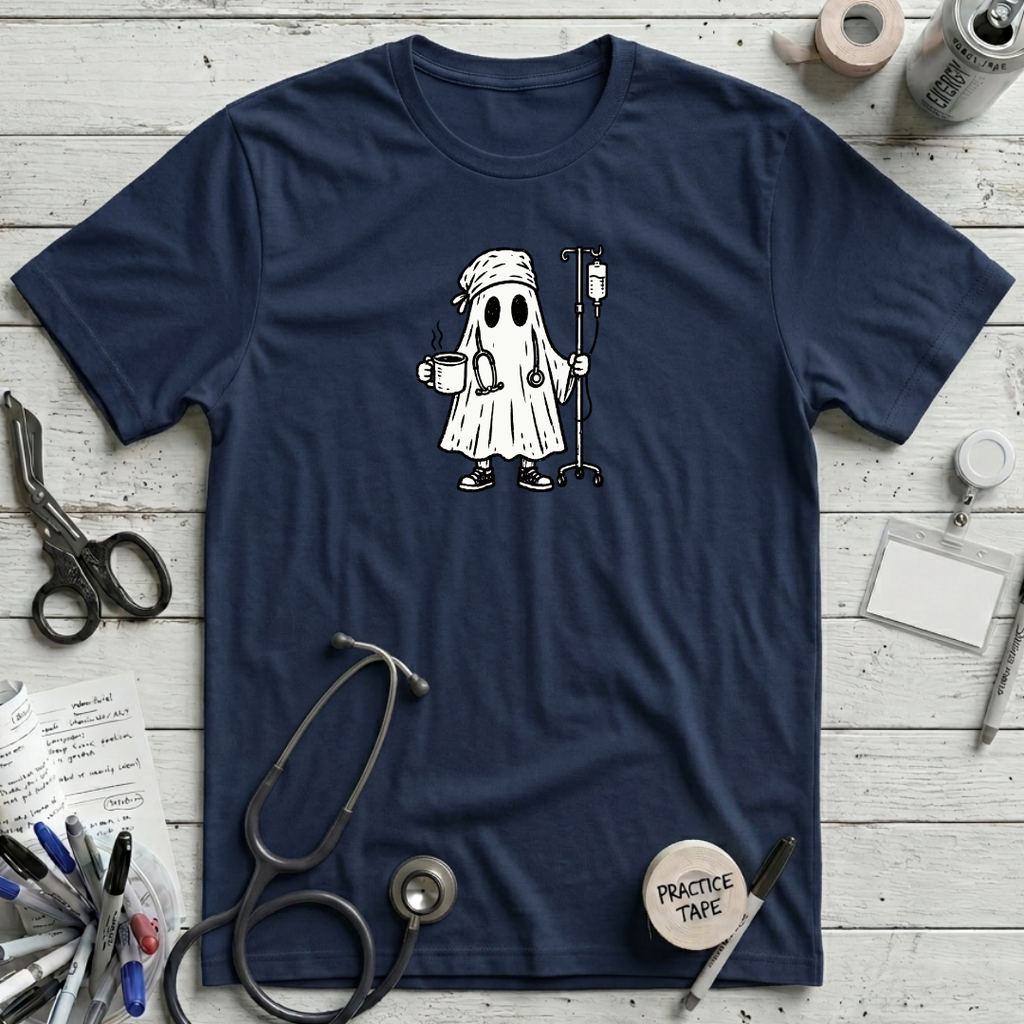 Ghost of Nurses T-Shirt – Navy