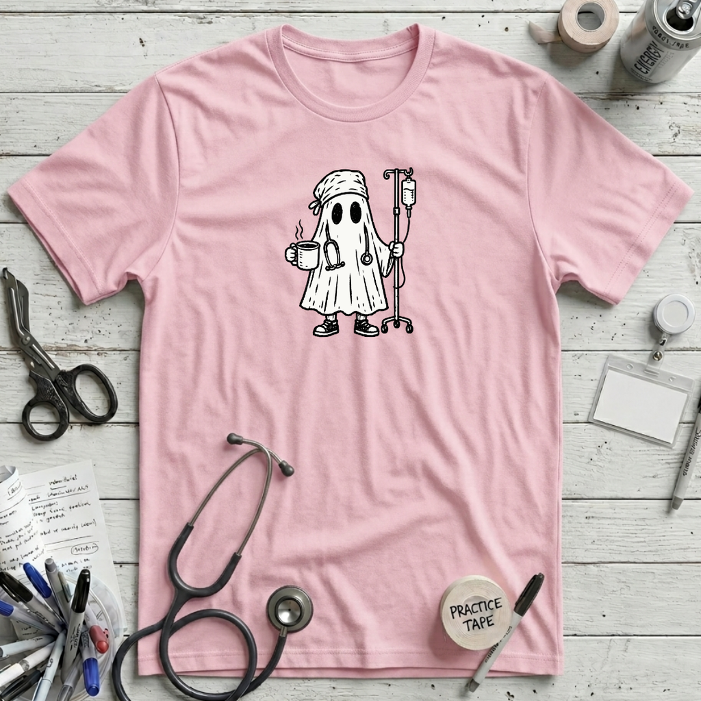 Ghost of Nurses T-Shirt – Pink