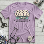 Good Vibes Only T-Shirt - Lilac