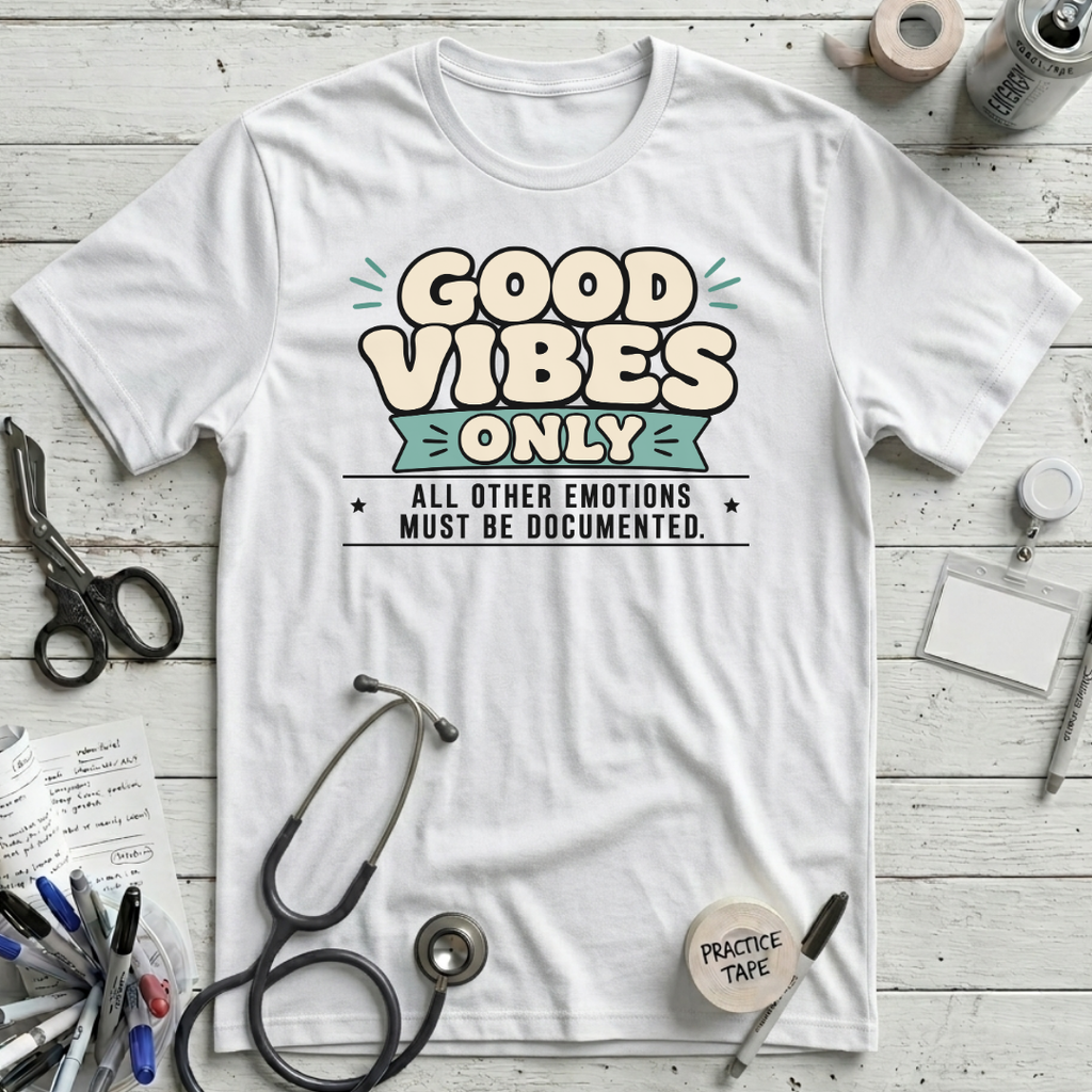 Good Vibes Only T-Shirt - White
