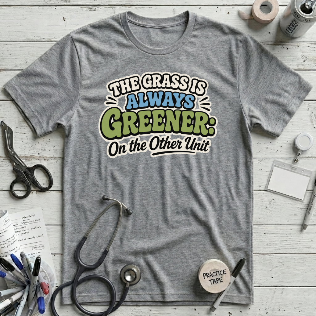 Grass is Greener T-Shirt - Athletic Heather