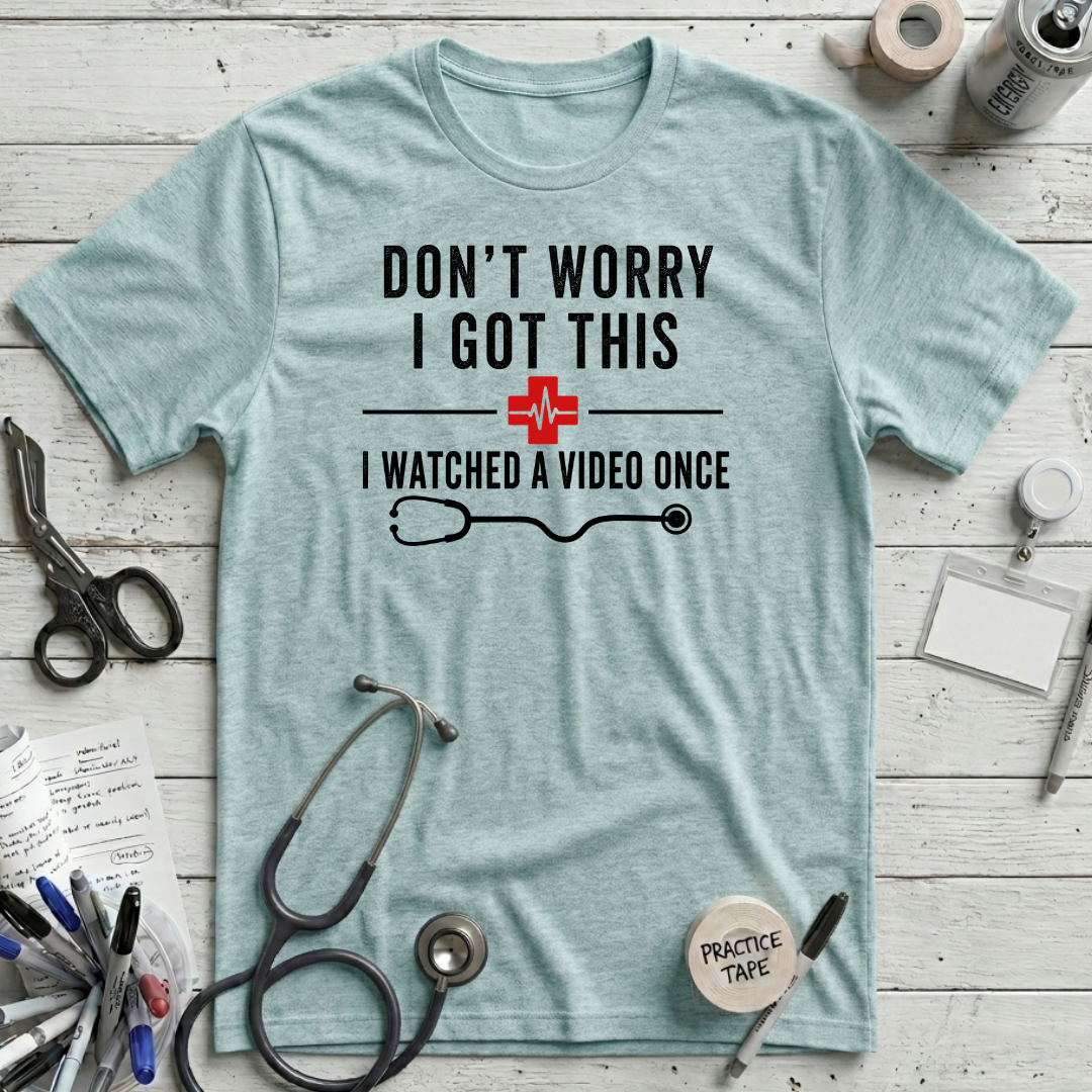 I Got This T-Shirt - Heather Ice Blue