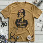 Idiots T-Shirt - Heather Mustard