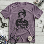 Idiots T-Shirt - Heather Purple