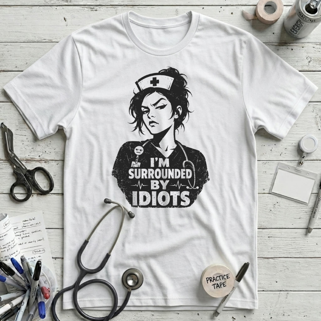 Idiots T-Shirt - White