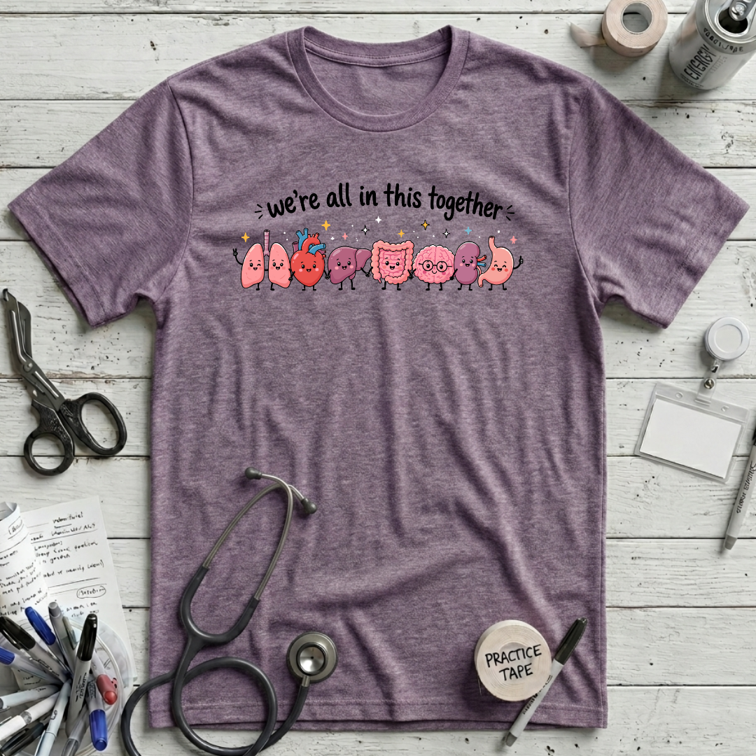In This Together T-Shirt - Heather Purple