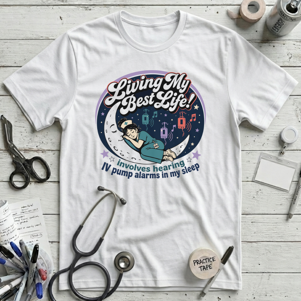 Living My Best Life T-Shirt - White