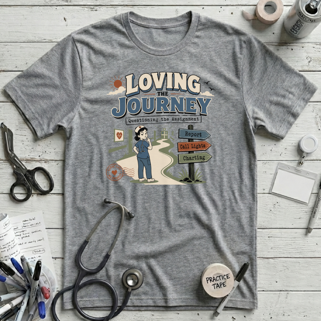 Loving the Journey T-Shirt - Athletic Heather