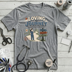 Loving the Journey T-Shirt - Athletic Heather