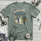 Loving the Journey T-Shirt - Dusty Blue