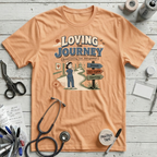 Loving the Journey T-Shirt - Peach