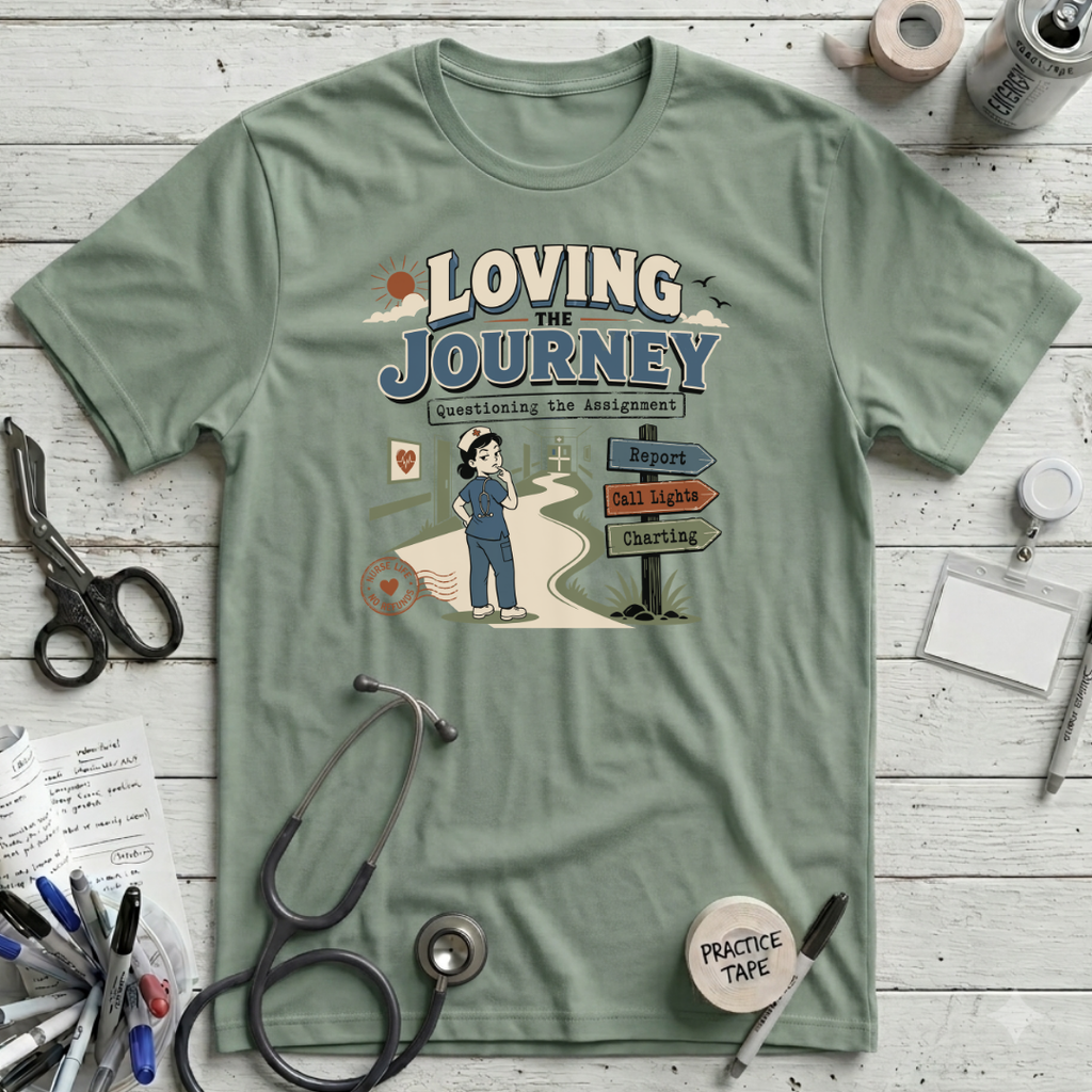 Loving the Journey T-Shirt - Sage